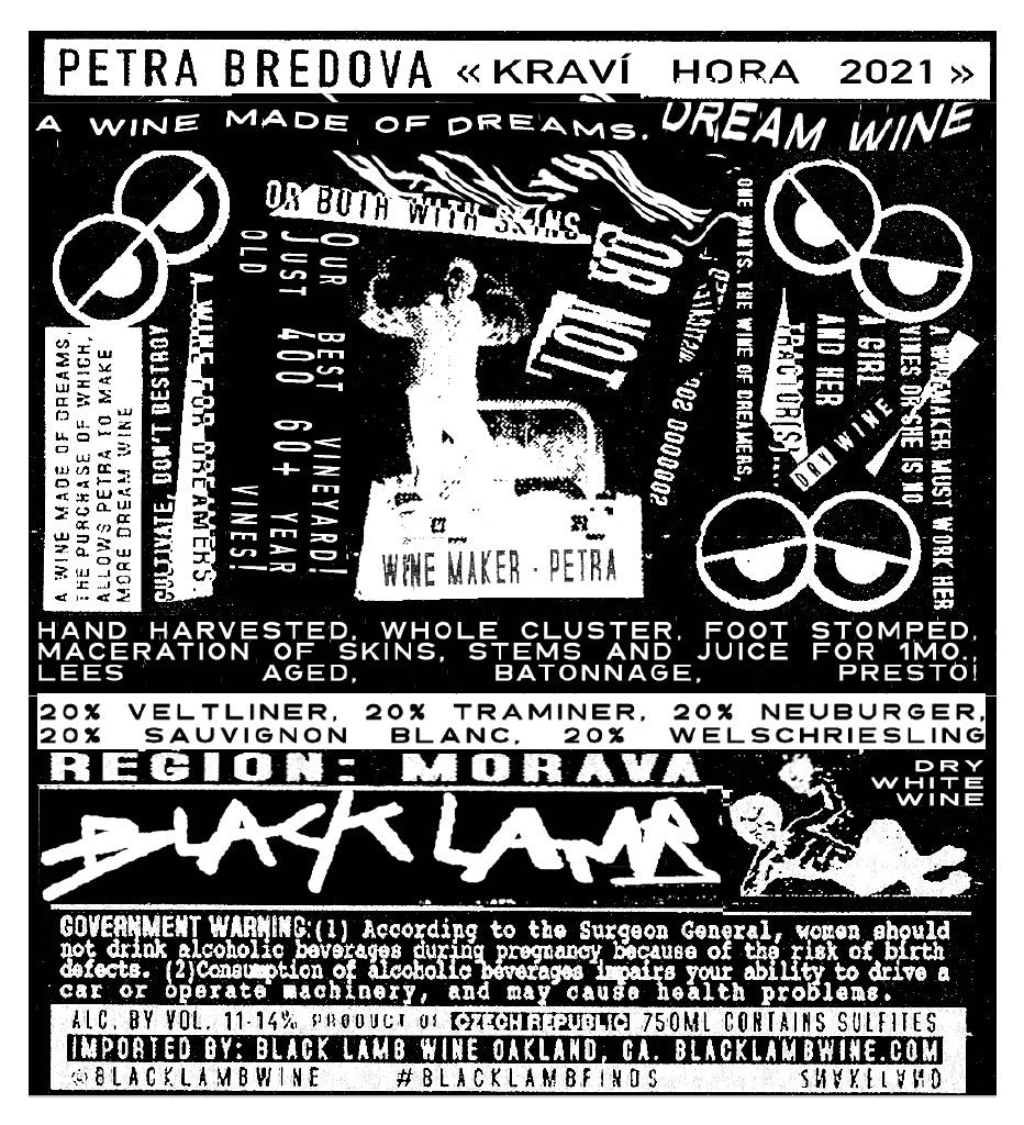 PETRA BREDOVA - 2021 Kravi Hora (Grüner Veltliner, Tramín, Riesling, Welschriesling)
